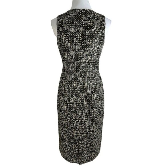 Evan Picone NWT Black Beyond The Shadow Contemporary Sheath Career Dress 6/C32 - Picture 4 of 13